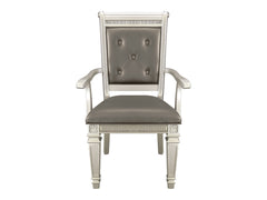 Bevelle Silver Arm Chair (Set of 2) - Ornate Home