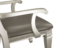 Bevelle Silver Arm Chair (Set of 2) - Ornate Home