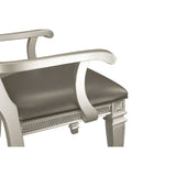 Bevelle Silver Arm Chair (Set of 2) - Ornate Home