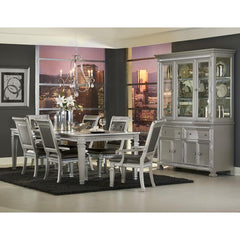 Bevelle Silver Arm Chair (Set of 2) - Ornate Home