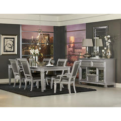Bevelle Silver Arm Chair (Set of 2) - Ornate Home
