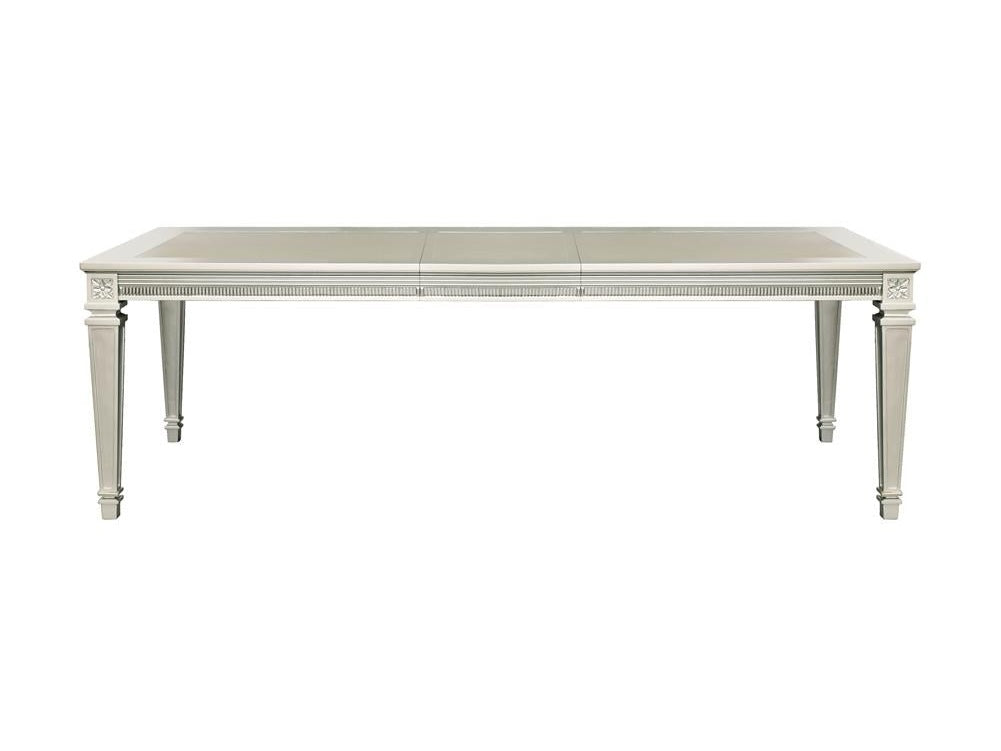 Bevelle Silver Extendable Dining Table - Ornate Home