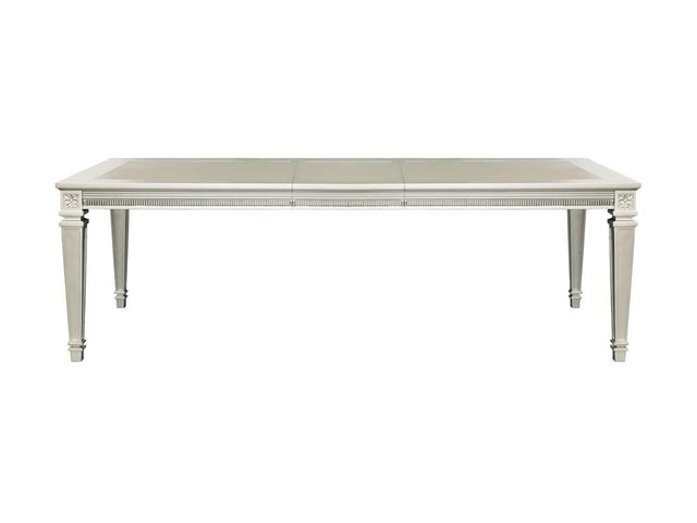 Bevelle Silver Extendable Dining Table - Ornate Home