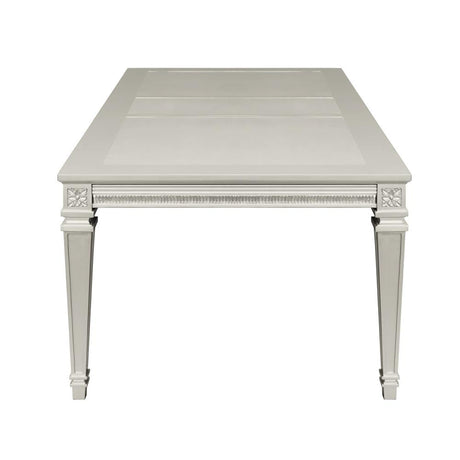 Bevelle Silver Extendable Dining Table - Ornate Home