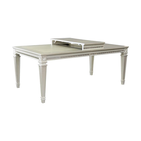 Bevelle Silver Extendable Dining Table - Ornate Home