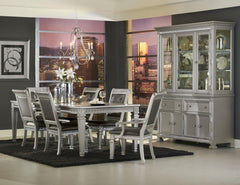 Bevelle Silver Extendable Dining Table - Ornate Home