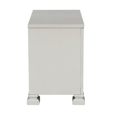 Bevelle Silver Nightstand - Ornate Home