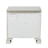 Bevelle Silver Nightstand - Ornate Home