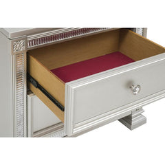 Bevelle Silver Nightstand - Ornate Home