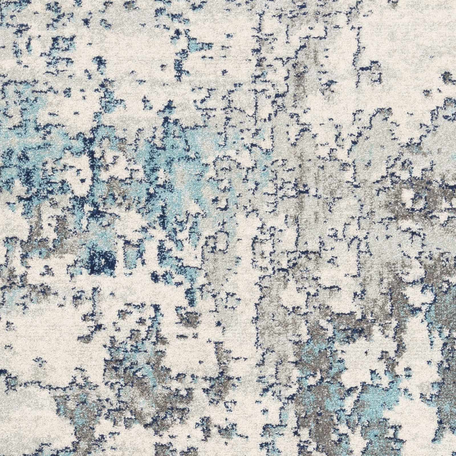 Beverly Abstract Blue Area Rug - Ornate Home