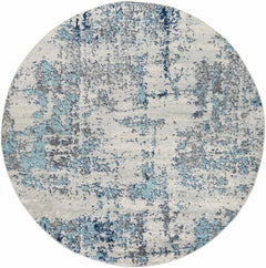 Beverly Abstract Blue Area Rug - Ornate Home