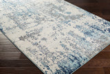 Beverly Abstract Blue Area Rug - Ornate Home