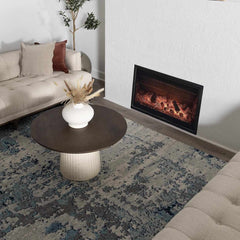 Beverly Abstract Blue Area Rug - Ornate Home
