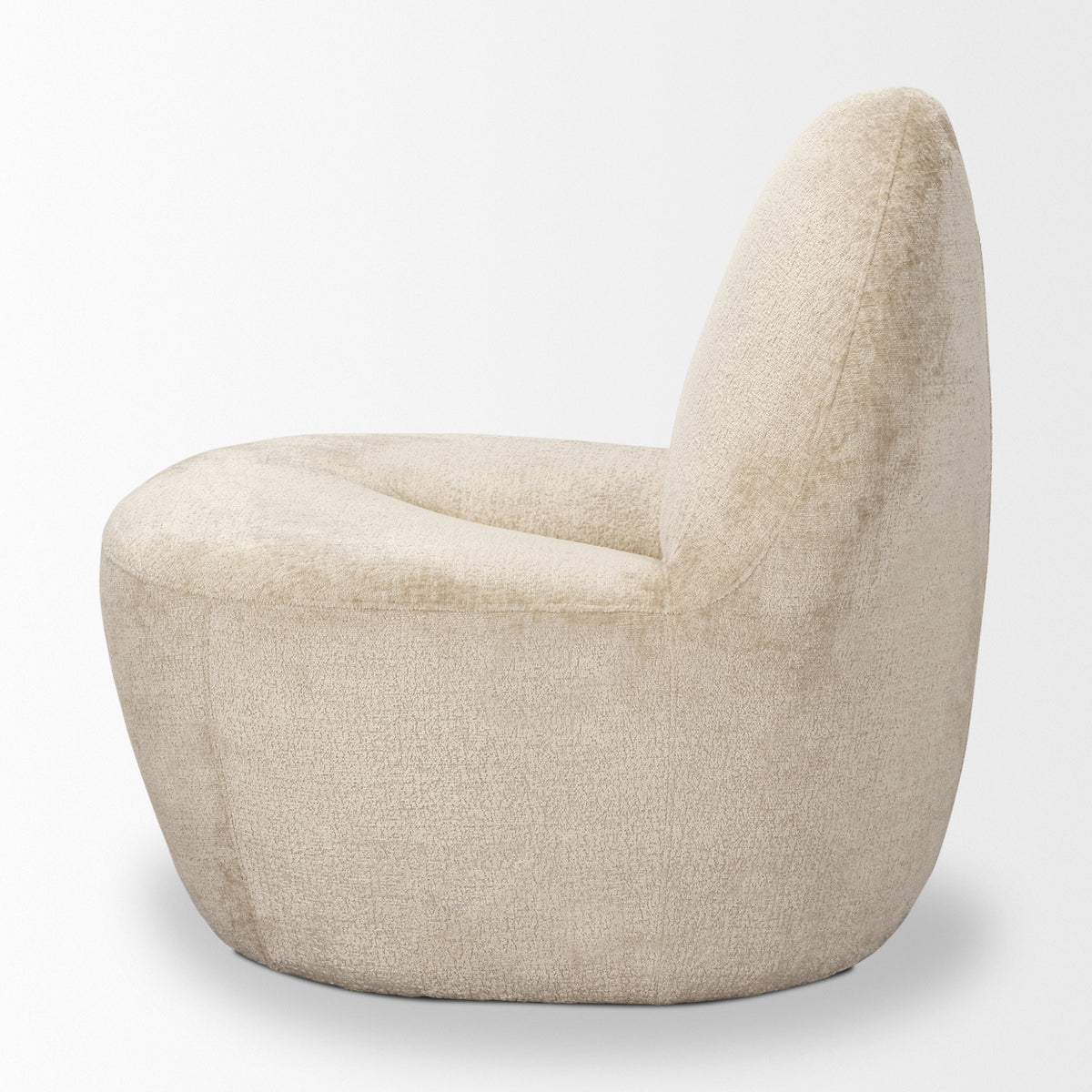Beverly Beige Chenille Accent Chair - Ornate Home