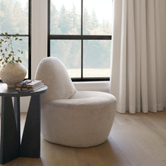 Beverly Beige Chenille Accent Chair - Ornate Home