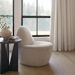 Beverly Beige Chenille Accent Chair - Ornate Home