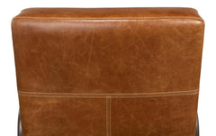 Beverly Hills Brown Chair Leather - Ornate Home