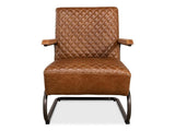 Beverly Hills Brown Chair Leather - Ornate Home