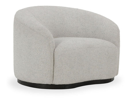 Beverly Ivory Swivel Accent Chair - Ornate Home