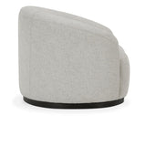 Beverly Ivory Swivel Accent Chair - Ornate Home