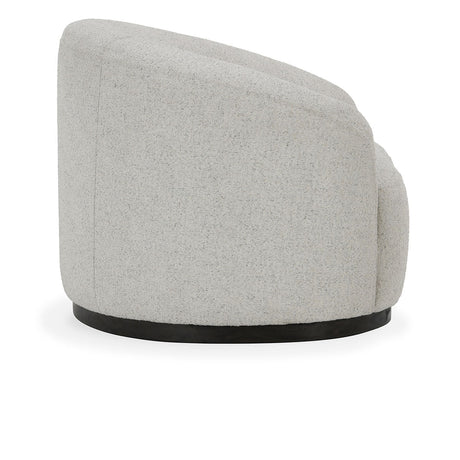 Beverly Ivory Swivel Accent Chair - Ornate Home