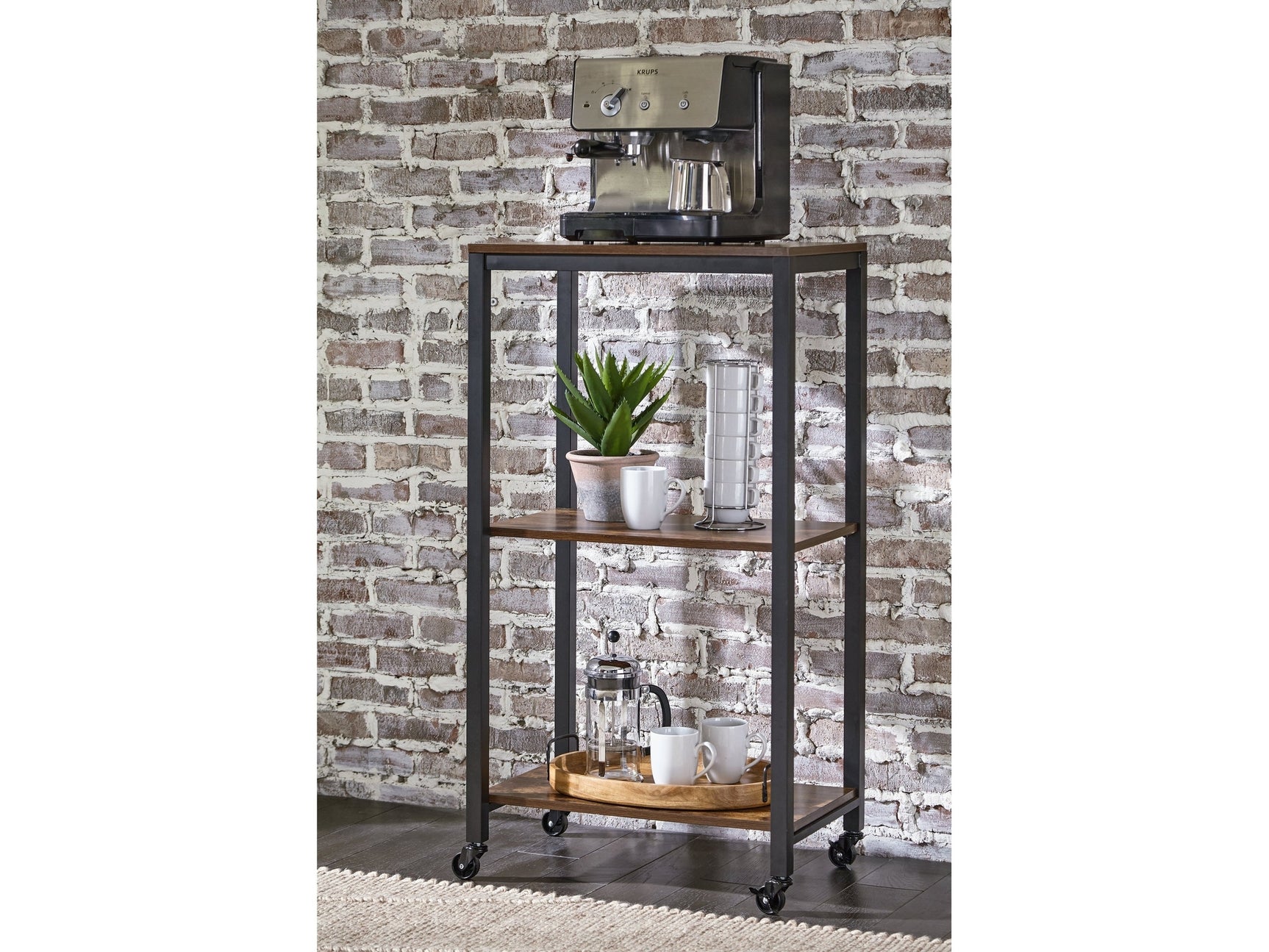 Bevinfield Brown/Black Bar Cart (Online Special Price) - Ornate Home