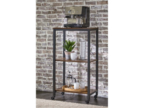 Bevinfield Brown/Black Bar Cart (Online Special Price) - Ornate Home