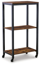 Bevinfield Brown/Black Bar Cart - Ornate Home