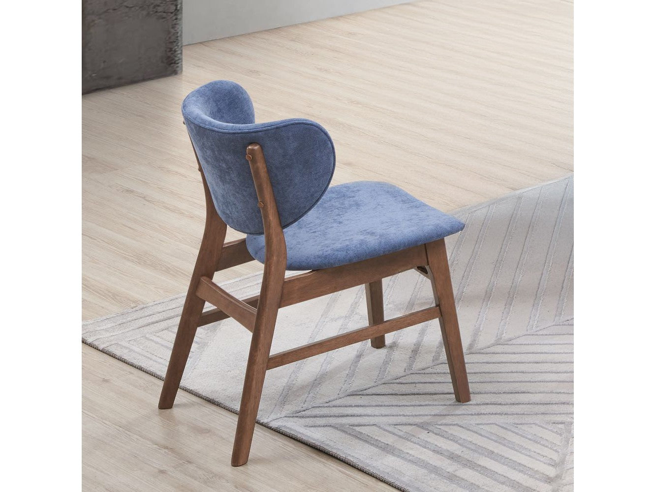 Bevis Blue Side Chair (Set of 2) - Ornate Home