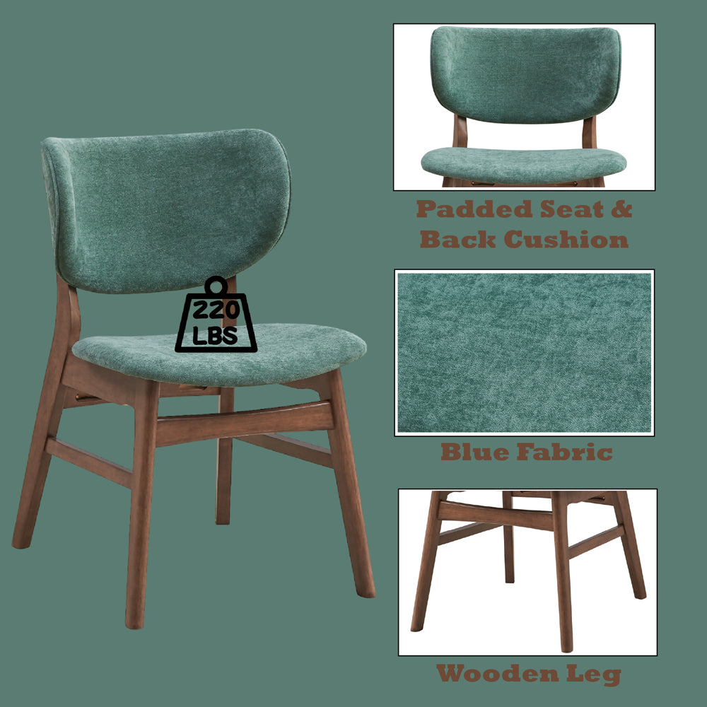 Bevis Green Side Chair (Set of 2) - Ornate Home