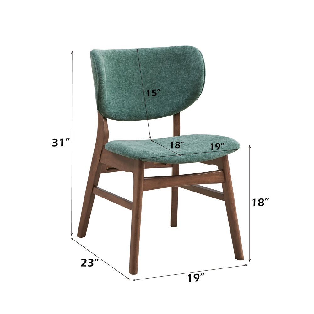 Bevis Green Side Chair (Set of 2) - Ornate Home