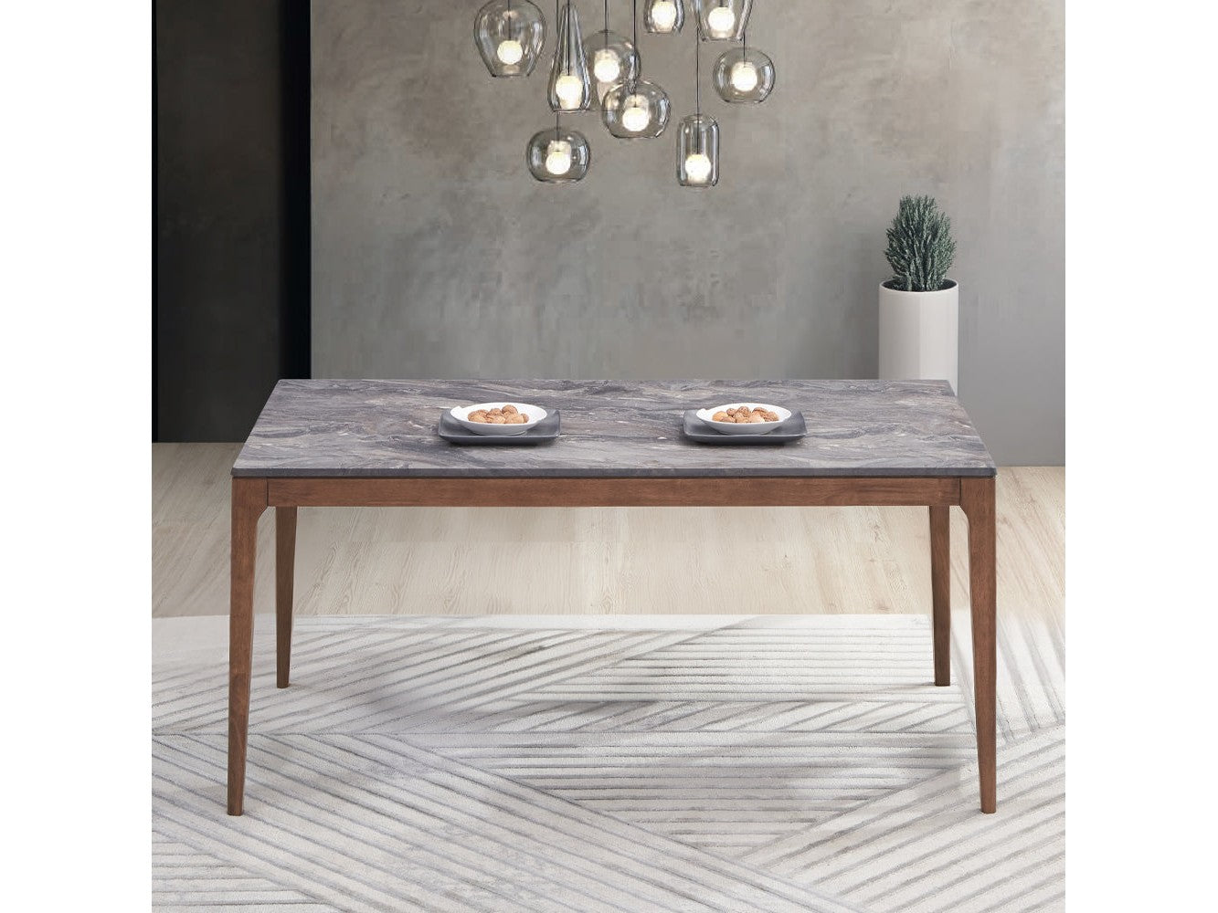 Bevis Stone Dining Table - Ornate Home