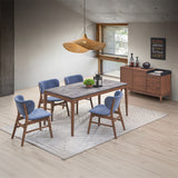 Bevis Walnut Server - Ornate Home