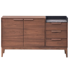 Bevis Walnut Server - Ornate Home
