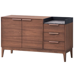 Bevis Walnut Server - Ornate Home