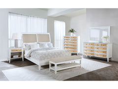 Bexhill White 5-piece Queen Bedroom Set - Ornate Home