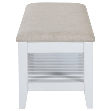 Bexhill White Bench - Ornate Home