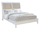 Bexhill White California King Queen Panel Bed - Ornate Home