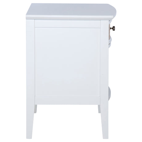 Bexhill White Nightstand - Ornate Home
