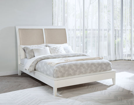 Bexhill White Queen Queen Panel Bed - Ornate Home