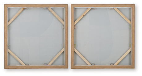 Bexlen Tan/Taupe/Black Wall Art Set (Online Special Price) - Ornate Home