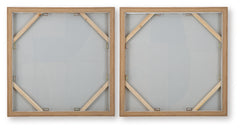 Bexlen Tan/Taupe/Black Wall Art Set - Ornate Home