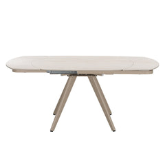 Bexley Cream Dining Table W/Ceramic Top - Ornate Home