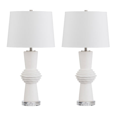 Bexley White Table Lamp (Set of 2) - Ornate Home