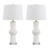 Bexley White Table Lamp (Set of 2) - Ornate Home