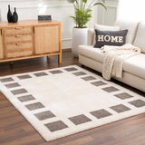 Beynon Charcoal Washable Area Rug - Ornate Home