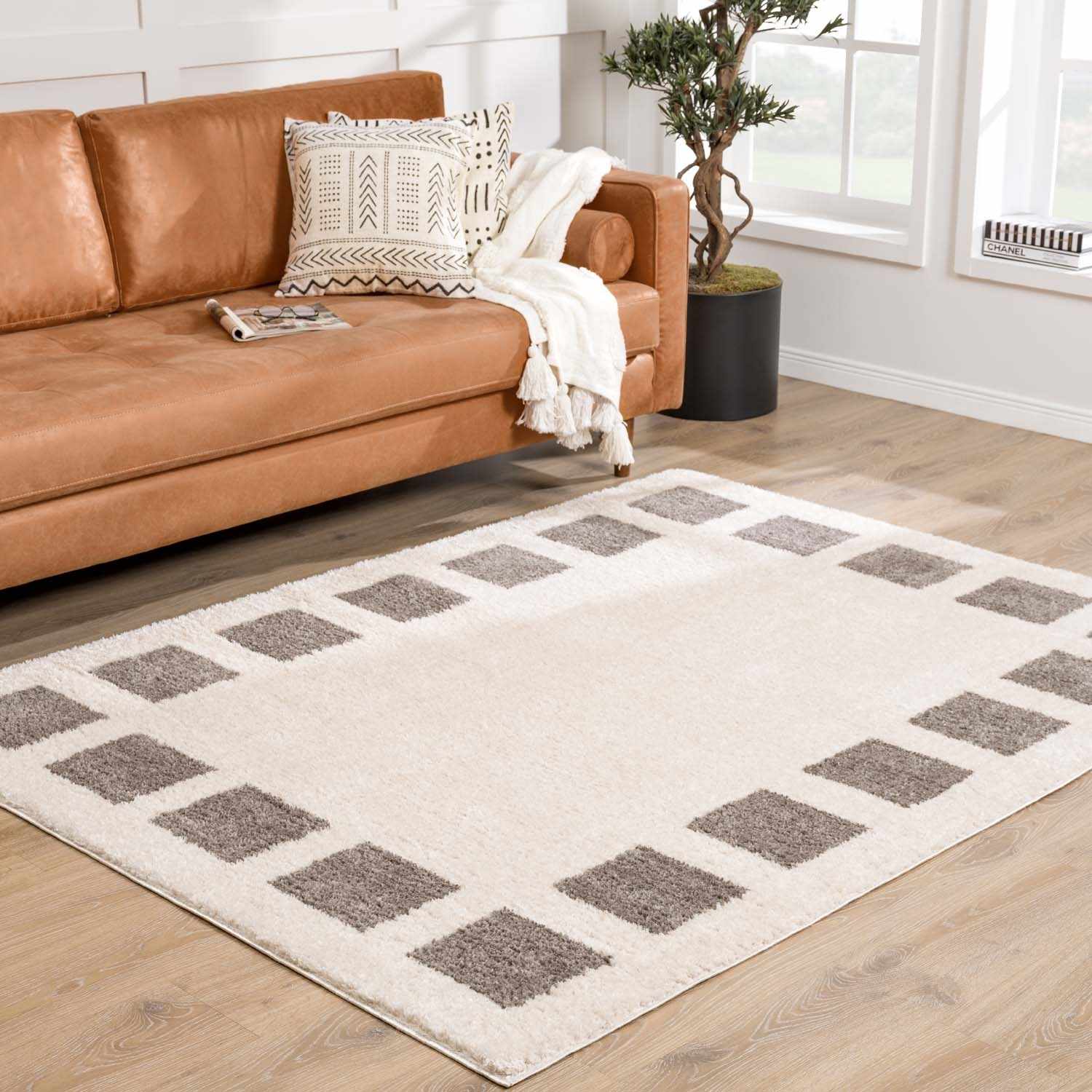 Beynon Charcoal Washable Area Rug - Ornate Home