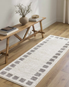 Beynon Charcoal Washable Area Rug - Ornate Home