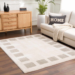 Beynon Gray Washable Area Rug - Ornate Home