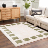Beynon Green Washable Area Rug - Ornate Home